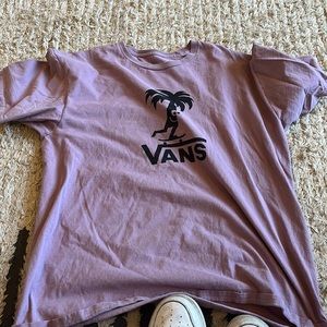 Purple vans tee